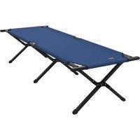 Berkfield Home Folding Sun Bed with Carry Bag Blue 600D Oxford Fabric