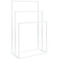 Berkfield Home Freestanding Towel Rack White 48x24x79 cm Iron | Size: 48 x 24 x 79 cm