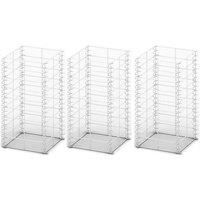 Berkfield Home Gabion Set 3 pcs Galvanised Wire 25 x 25 x 50 cm in Silver