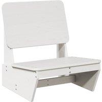 Berkfield Home Garden Chair White 60x64x70.5 cm Solid Wood Pine