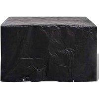 Berkfield Home Garden Furniture Cover 8 Eyelets 140 x 70 x 90 cm in Black