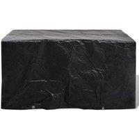 Berkfield Home Garden Furniture Cover 8 Eyelets 180 x 70 x 90 cm in Black