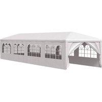 Berkfield Home Garden Marquee 3x12 m White