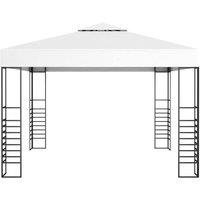 Berkfield Home Garden Marquee 3x3 m White