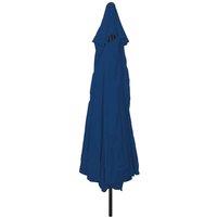 Berkfield Home Garden Parasol 395 cm x 245 cm Azure Blue