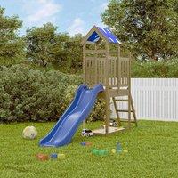 Berkfield Home Outdoor Playset Impregnated Wood Pine in Brown