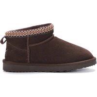 Aus Wooli Australia Altona Braid Ankle Boots in Chocolate | Size: 7