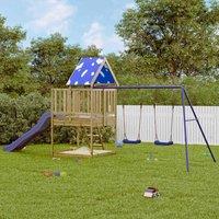 Berkfield Home Outdoor Playset Impregnated Wood Pine in Brown