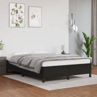 Berkfield Home Bed Frame Black 135x190 cm Double Faux Leather