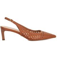 Dune London Women's 'Divided' Leather Strappy Heels in Tan | Size: 3