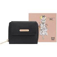 Paul Costelloe Women's 'Rally' 100% Real Leather Purse in Jet Black