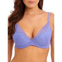Wacoal Women's Raffine Plunge Bra in Blue | Size: 40C