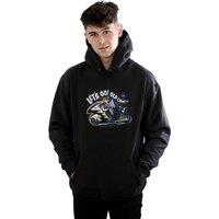 DC Comics Men's Batman TV Series Bat Bike Hoodie in Black | Size: 3XL