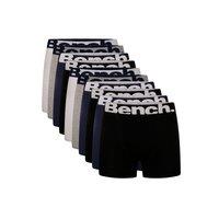 Bench Men's 10 Pack 'Yalden' Cotton Rich Boxers in Black | Size: Medium