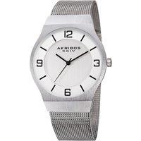 Akribos Men's Draven Solstice 40mm Quartz in Silver