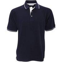 Kustom Kit Men's St. Mellion Short Sleeve Polo Shirt in Navy | Size: XL