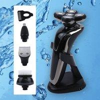 Coopers of Stortford Men's Electric Shaver with 5 Heads, 4D Cut & Nose/Ear Trimmer in Black