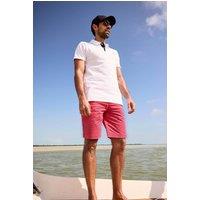 Weird Fish Men's Rayburn Cotton Flat Front Shorts in Cerise | Size: 40R