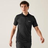 Regatta Men's Remex Active Polo Shirt in Jet Black | Size: 2XL