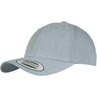Yupoong Men's Flexfit Classic Curved Snapback Cap in Grey