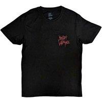 Bullet For My Valentine Men's Omen Floral Back Print T-Shirt in Black | Size: XL