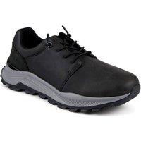 Pavers Men's Sporty Lace Up Shoes in Black | Size: 11