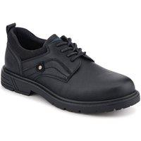 Pavers Men's Casual Lace-Up Shoes in Black | Size: 12