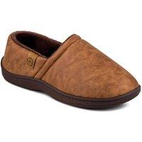 Pavers Men's Warm Lightweight Slippers in Tan | Size: 11