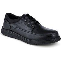 Pavers Men's Casual Lightweight Lace Up Shoes in Black | Size: 12