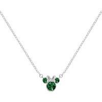 Disney Women's N905424SMAYL-16-PH Minnie Necklace in Silver