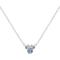 Disney Women's N905424SDECL-16-PH Minnie Necklace in Silver