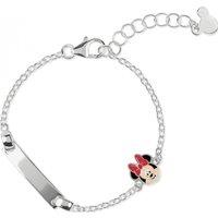 Disney Women's BS00096SL-47-PH Minnie Bracelet in Silver