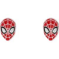 Disney Women's E906746SL-PH Spiderman Pair Of Earrings in Silver