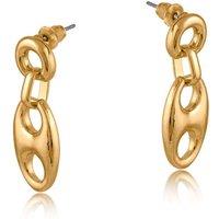 BIG METAL LONDON Women's SURPRISE ANCHOR CHAIN EARRINGS in Gold | Size: 3 cm