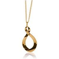BIG METAL LONDON Women's SYLVANA INFINITY PENDANT NECKLACE in Gold | Size: 24 cm
