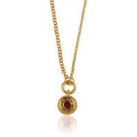 BIG METAL LONDON Women's ROSA SMALL CHARM NECKLACE in Gold | Size: 16 cm