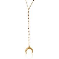 BIG METAL LONDON Women's ROXANA STAINLESS STEEL NECKLACE in Red | Size: 40 cm