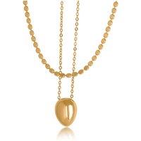 BIG METAL LONDON Women's SIMONE SET OF TWO NECKLACES in Gold | Size: 44 cm
