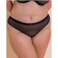 Curvy Kate Women's Lightstyle Brazilian Briefs Knickers in Black | Size: Large