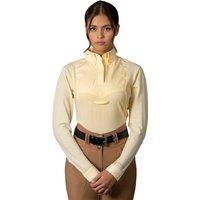 Aubrion Women's Tie Keeper Long-Sleeved Shirt in Yellow | Size: XL