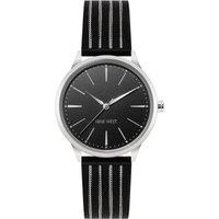 Nine West Women's NW-2567SVBK 36mm Quartz Watch