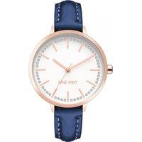 Nine West Women's NW-2554RGNV 34mm Quartz Watch in Blue