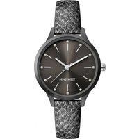 Nine West Women's NW-2559GYGY 34mm Quartz Watch in Black