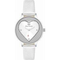 Juicy Couture Women's JC1235SVWT 38mm Quartz Watch in White