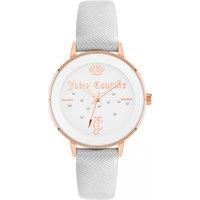 Juicy Couture Women's JC1264RGWT 38mm Quartz Watch in White
