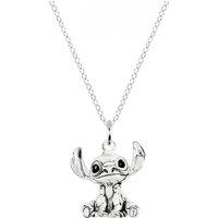 Disney Women's C902913SL-P-PA Lilo & Stitch Necklace in Silver
