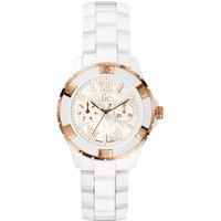 Gc Women's X69003L1S 36mm Quartz Watch in White