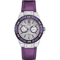 Guess Women's W0775L6 38mm Quartz Watch in Purple