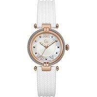 Gc Women's Y18004L1 Sport Chic 32mm Quartz Watch in White