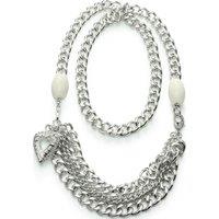 Folli Follie Women's 4N0F047W Necklace in Silver